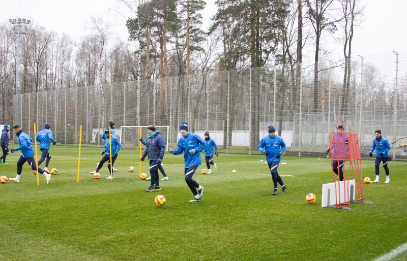 Тренировка «Зенита» перед матчем с «Нижним Новгородом»