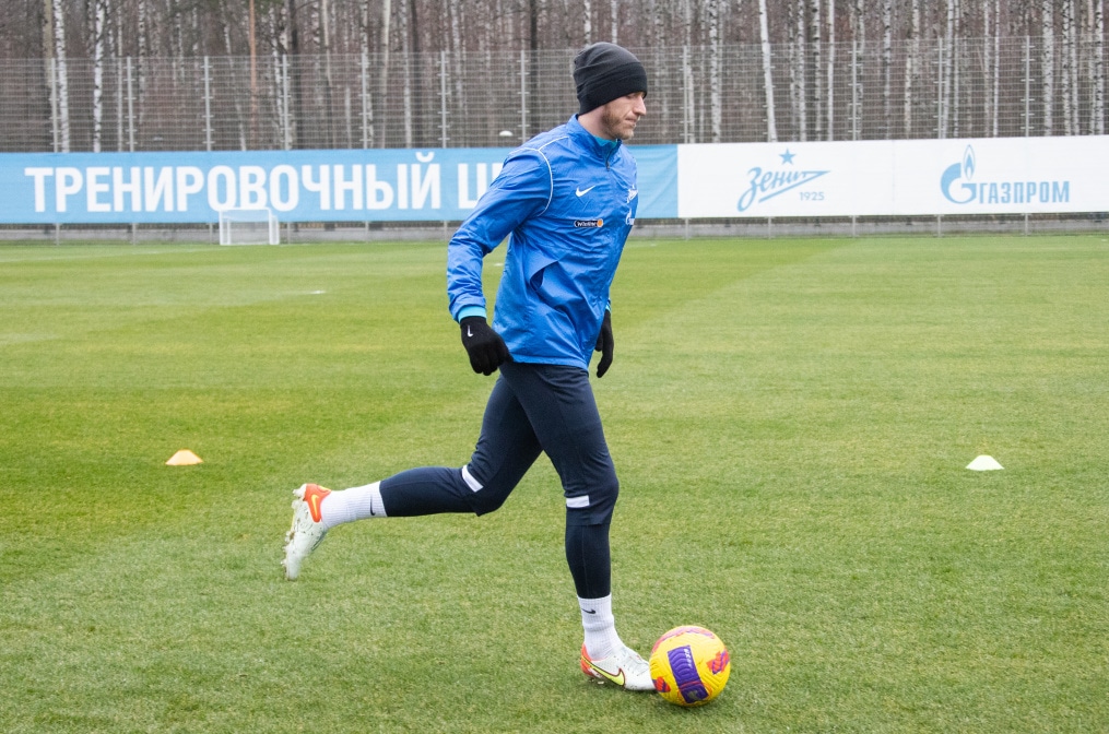 Тренировка «Зенита» перед матчем с «Нижним Новгородом»
