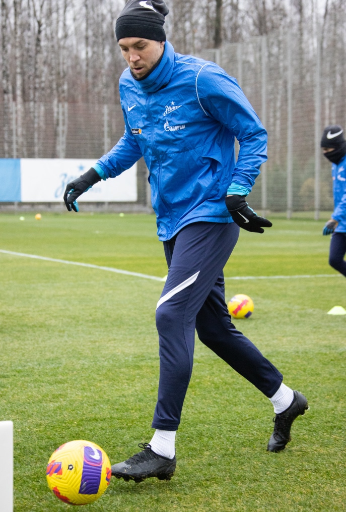 Тренировка «Зенита» перед матчем с «Нижним Новгородом»