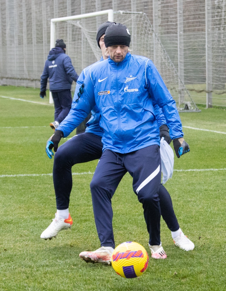 Тренировка «Зенита» перед матчем с «Нижним Новгородом»