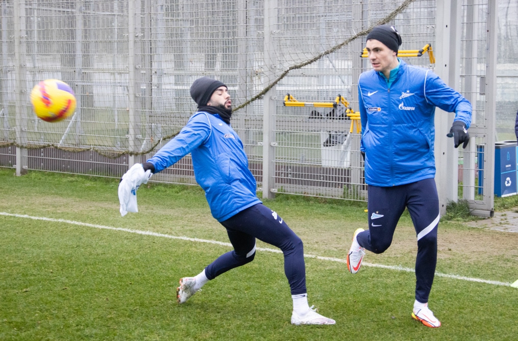 Тренировка «Зенита» перед матчем с «Нижним Новгородом»