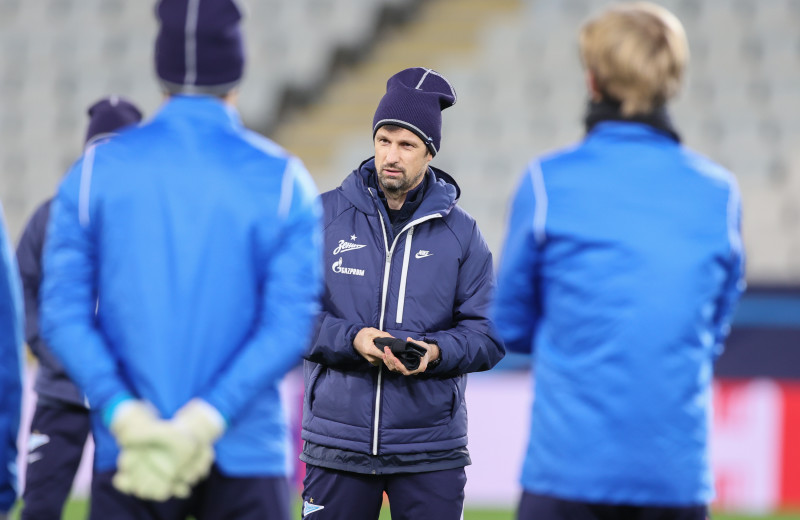 Тренировка «Зенита» перед матчем с «Мальмё»