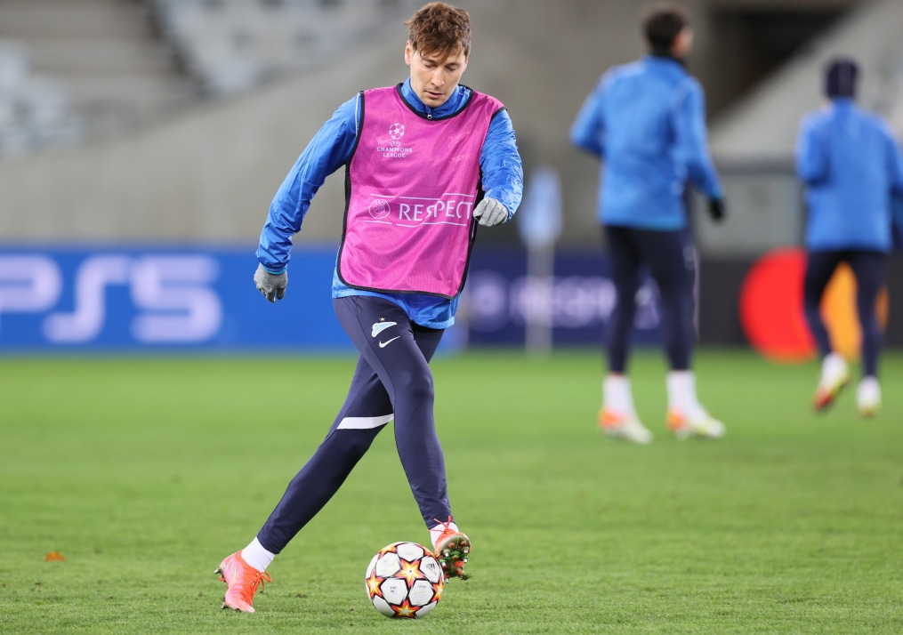 Тренировка «Зенита» перед матчем с «Мальмё»