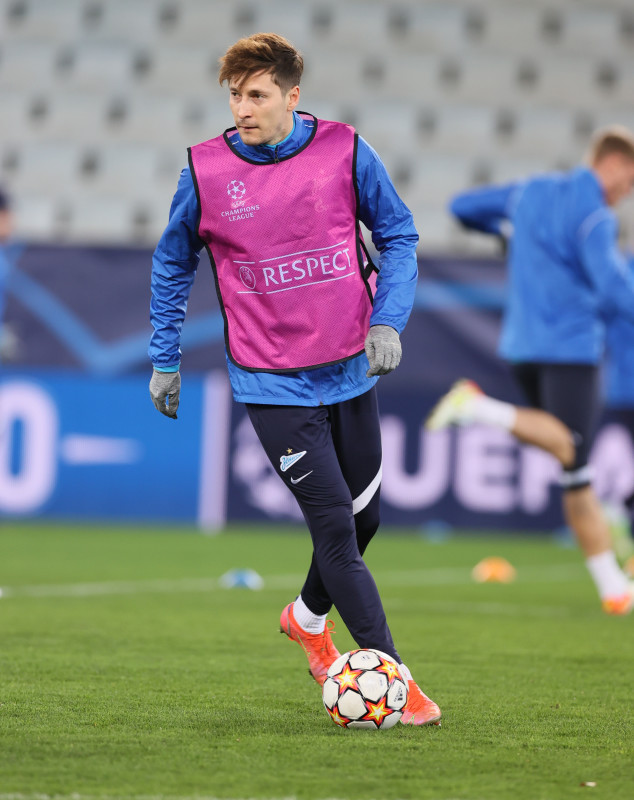 Тренировка «Зенита» перед матчем с «Мальмё»