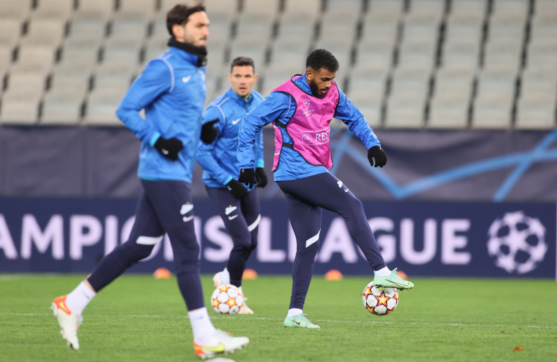 Тренировка «Зенита» перед матчем с «Мальмё»