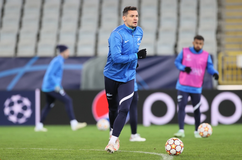 Тренировка «Зенита» перед матчем с «Мальмё»