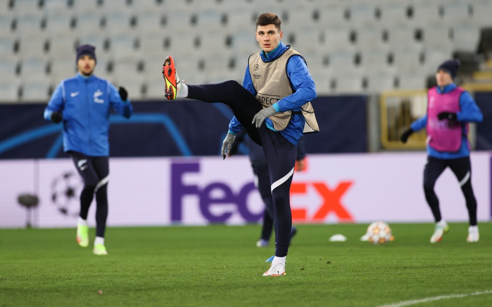 Тренировка «Зенита» перед матчем с «Мальмё»