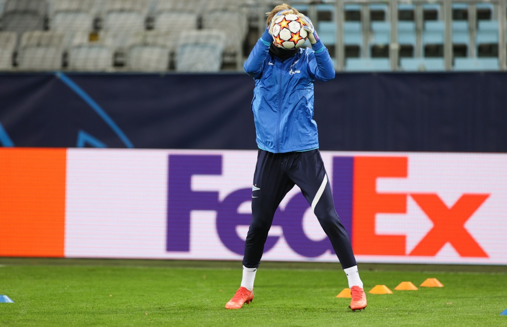 Тренировка «Зенита» перед матчем с «Мальмё»