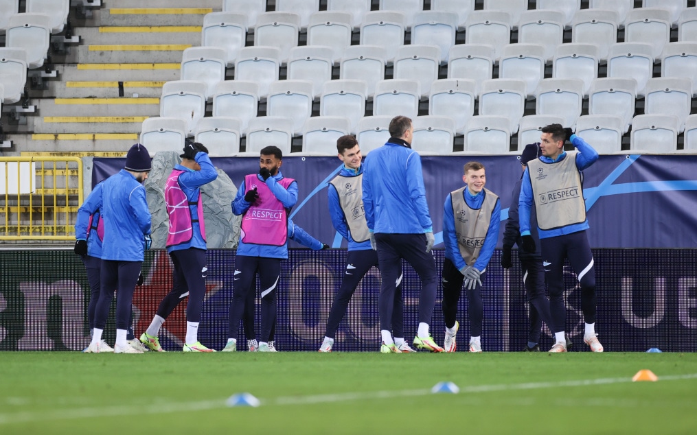 Тренировка «Зенита» перед матчем с «Мальмё»