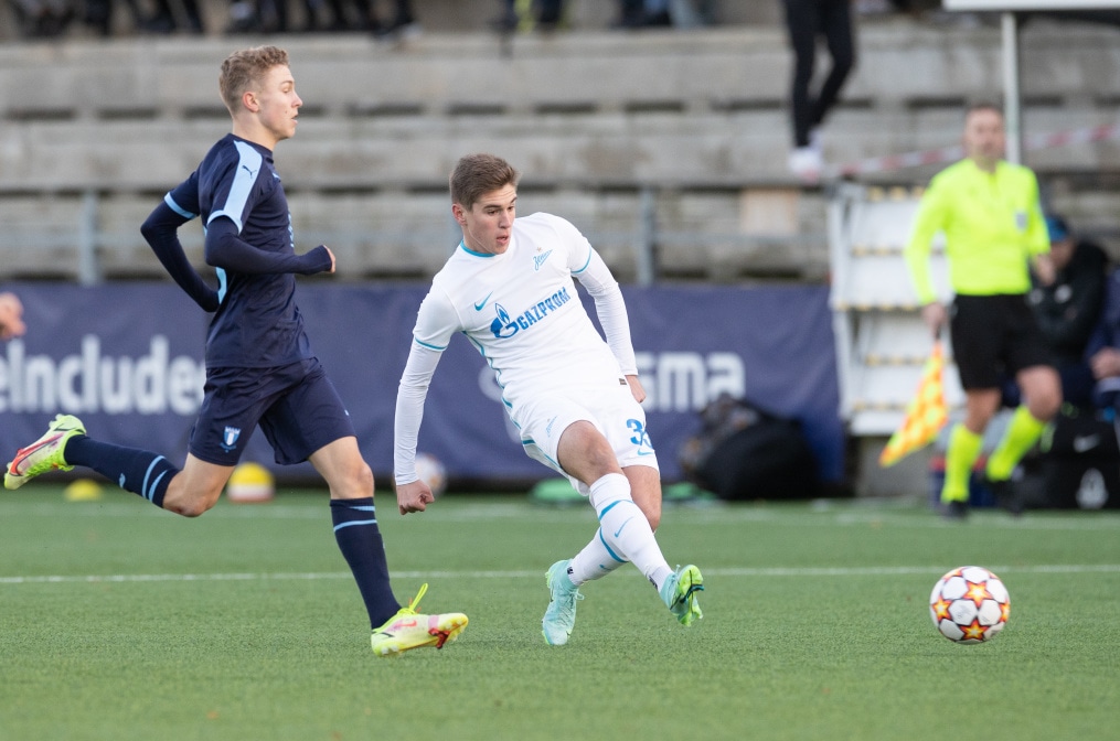 Юношеская Лига УЕФА 2021/22, «Мальмё»-м — «Зенит»-м