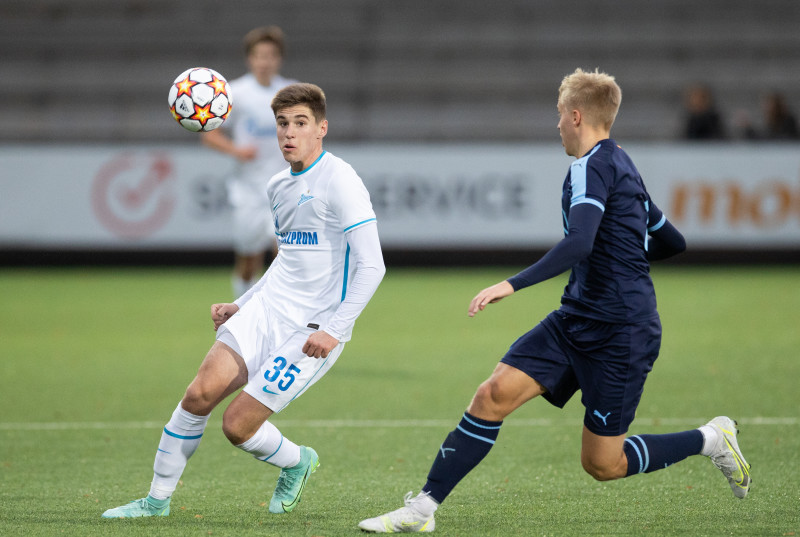 Юношеская Лига УЕФА 2021/22, «Мальмё»-м — «Зенит»-м