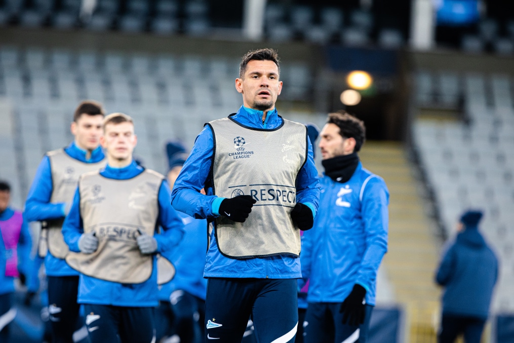 Тренировка перед матчем Лиги Чемпионов УЕФА 2021/22, «Мальмё» — «Зенит»