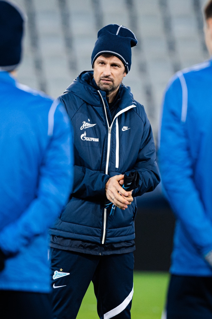 Тренировка перед матчем Лиги Чемпионов УЕФА 2021/22, «Мальмё» — «Зенит»