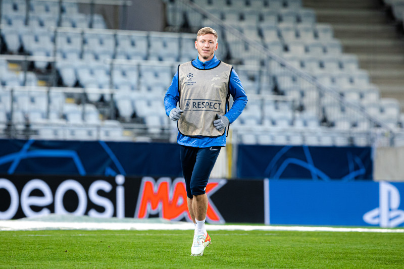 Тренировка перед матчем Лиги Чемпионов УЕФА 2021/22, «Мальмё» — «Зенит»