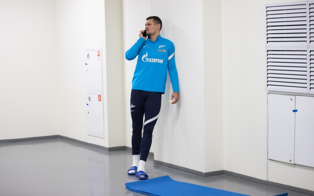 Тренировка «Зенита» перед матчем с «Динамо»