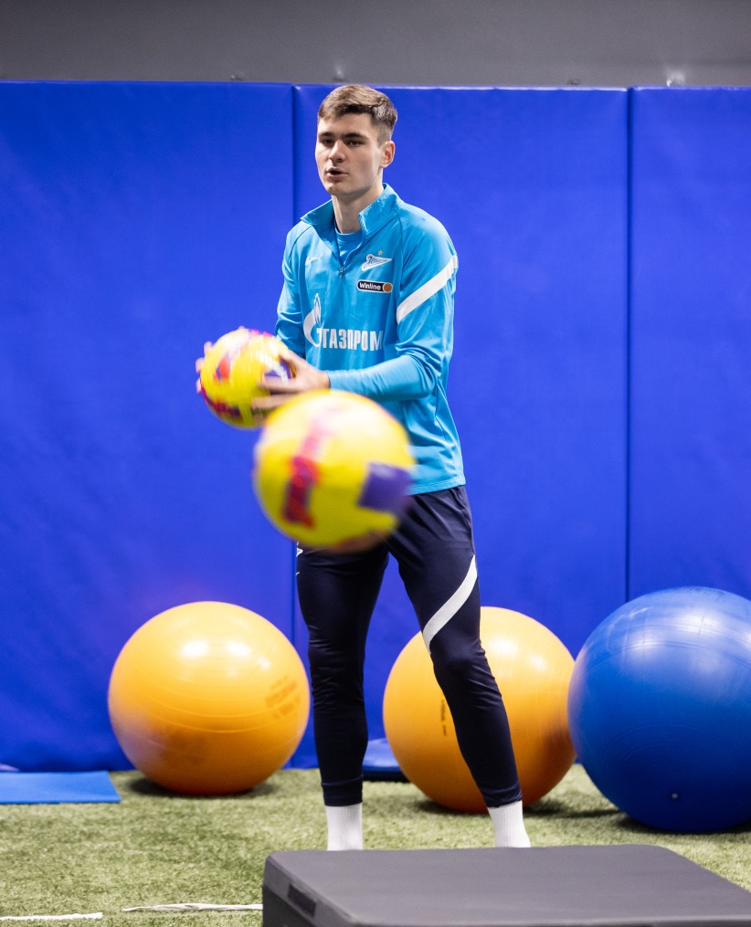 Тренировка «Зенита» перед матчем с «Динамо»