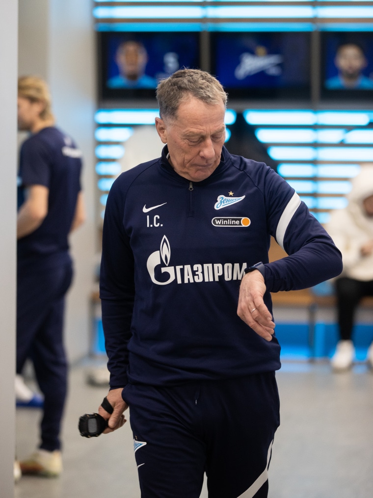 Тренировка «Зенита» перед матчем с «Динамо»