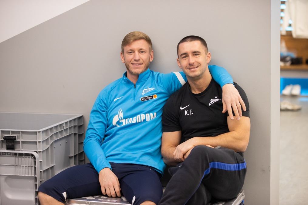 Тренировка «Зенита» перед матчем с «Динамо»