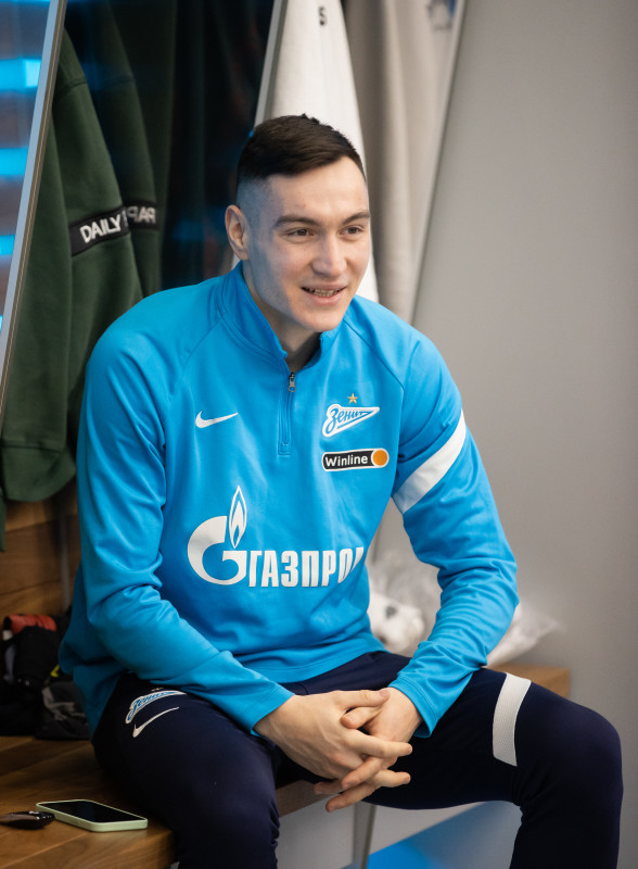 Тренировка «Зенита» перед матчем с «Динамо»