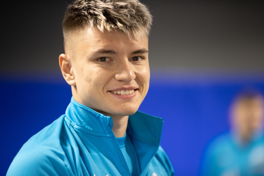 Тренировка «Зенита» перед матчем с «Динамо»