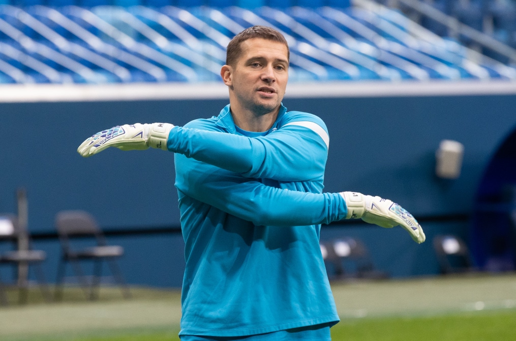 Тренировка «Зенита» перед матчем с «Динамо»