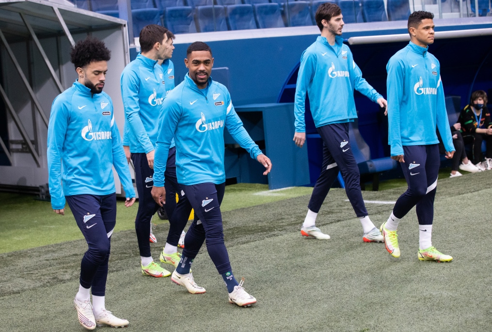 Тренировка «Зенита» перед матчем с «Динамо»