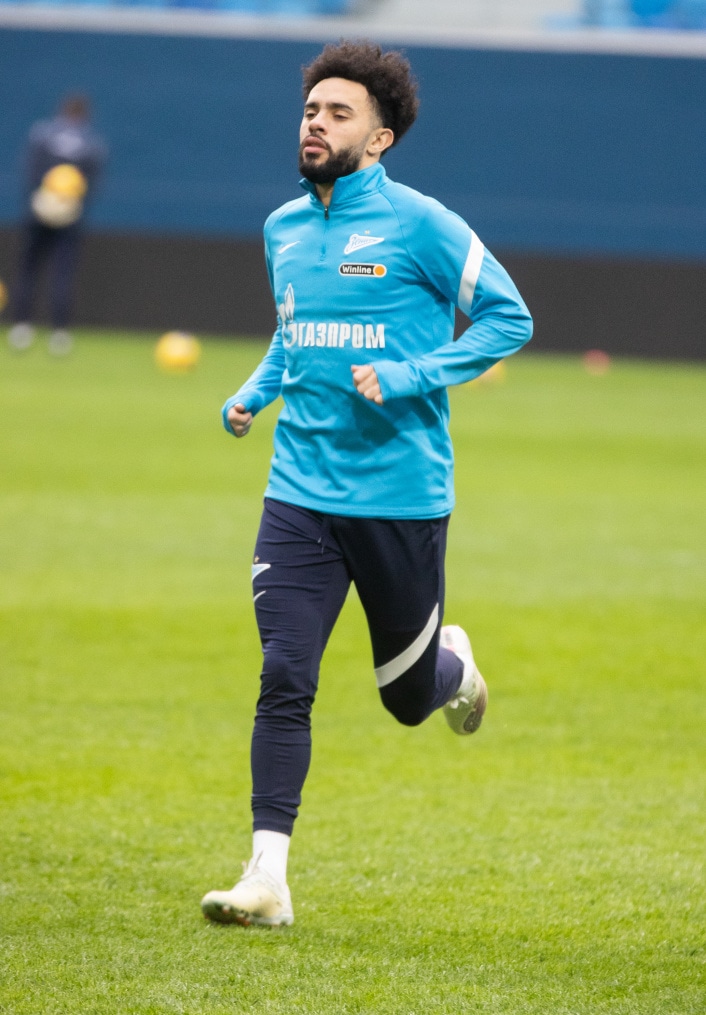 Тренировка «Зенита» перед матчем с «Динамо»