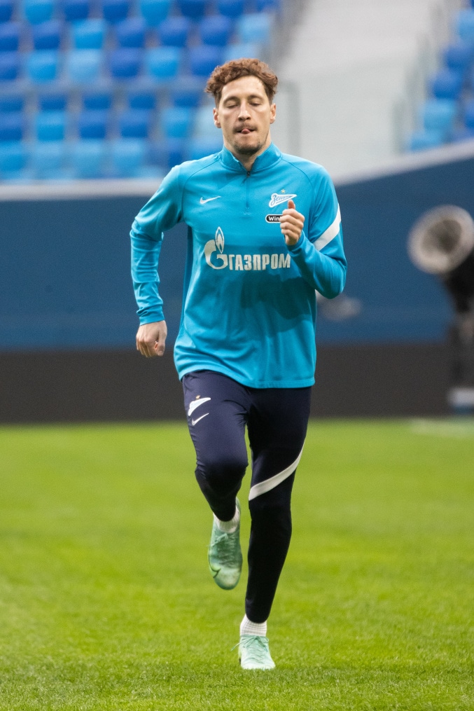 Тренировка «Зенита» перед матчем с «Динамо»