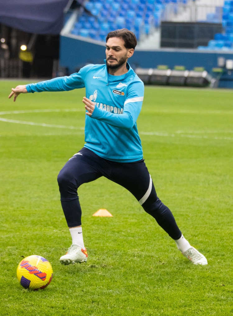 Тренировка «Зенита» перед матчем с «Динамо»