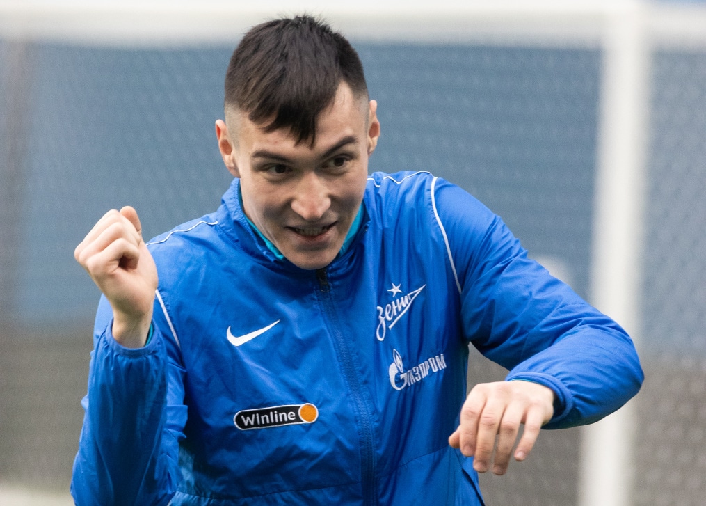 Тренировка «Зенита» перед матчем с «Динамо»