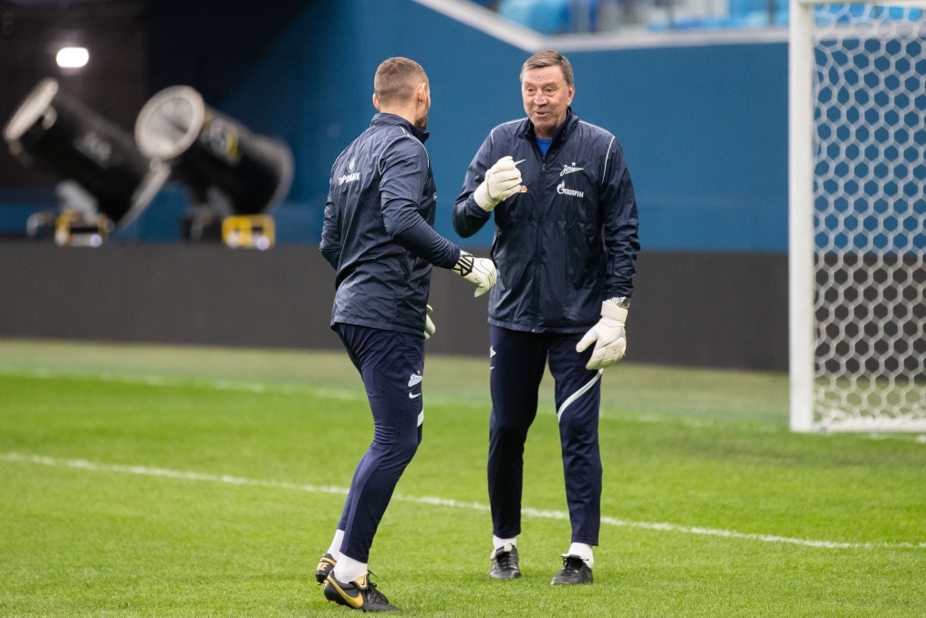 Тренировка «Зенита» перед матчем с «Динамо»