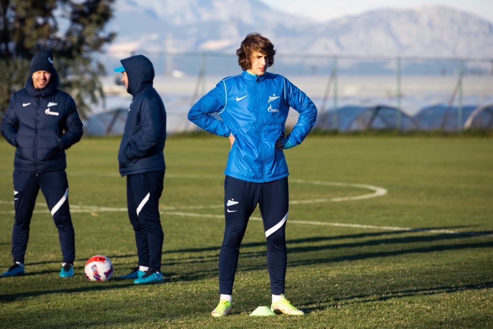 Сборы «Зенита»-м в Турции: 19 января, вечерняя тренировка