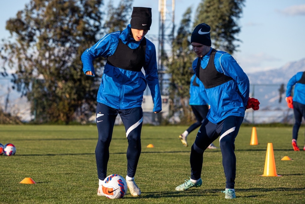 Сборы «Зенита»-м в Турции: 19 января, вечерняя тренировка