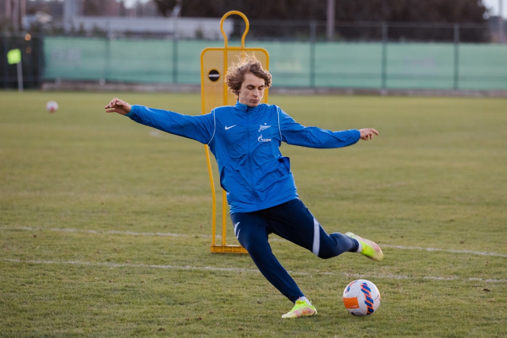 Сборы «Зенита»-м в Турции: 19 января, вечерняя тренировка