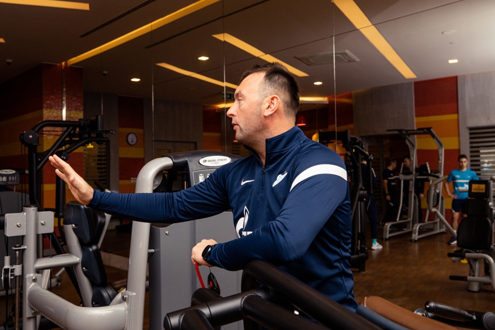 Сборы «Зенита»-м в Турции: 19 января, тренировка в тренажёрном зале