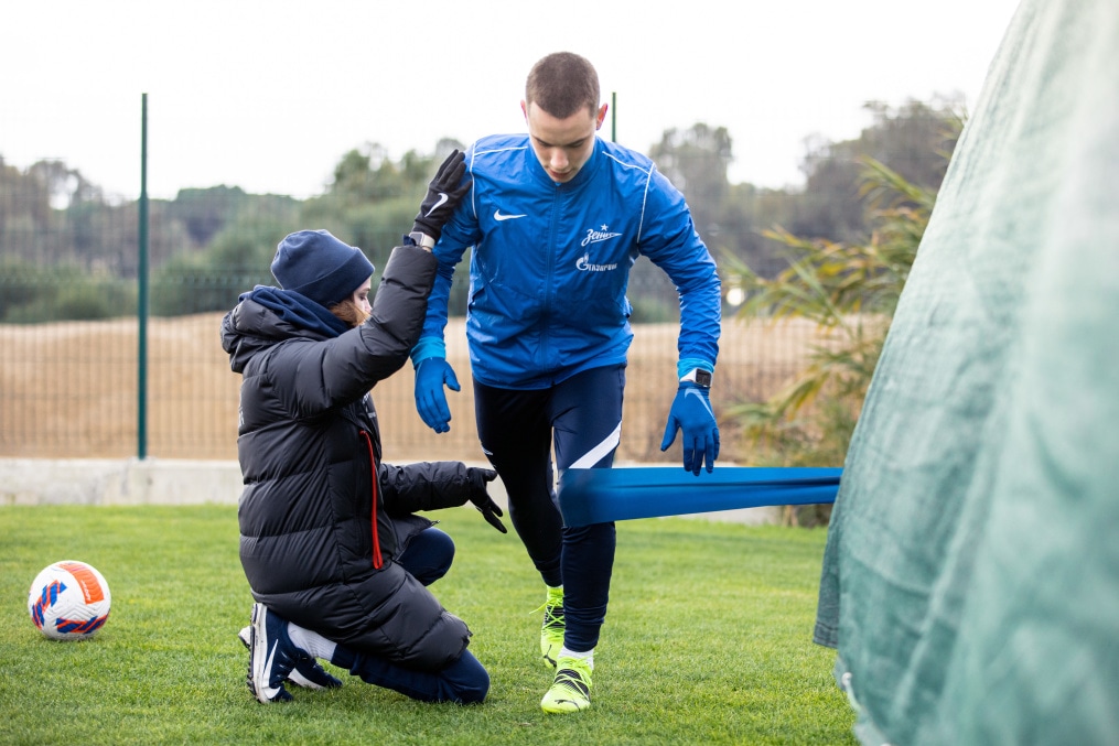 Сборы «Зенита»-м в Турции: 18 января, утренняя тренировка
