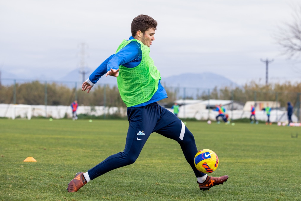 Сборы «Зенита»-м в Турции: 18 января, утренняя тренировка