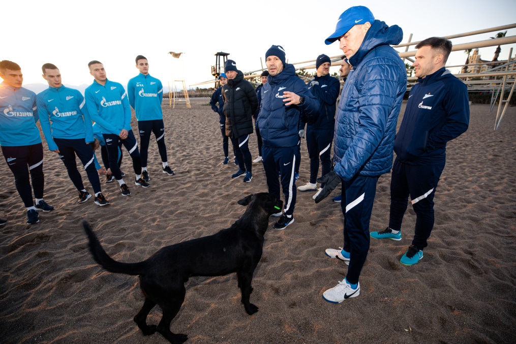 Сборы «Зенита»-м в Турции: 16 января, вечерняя тренировка