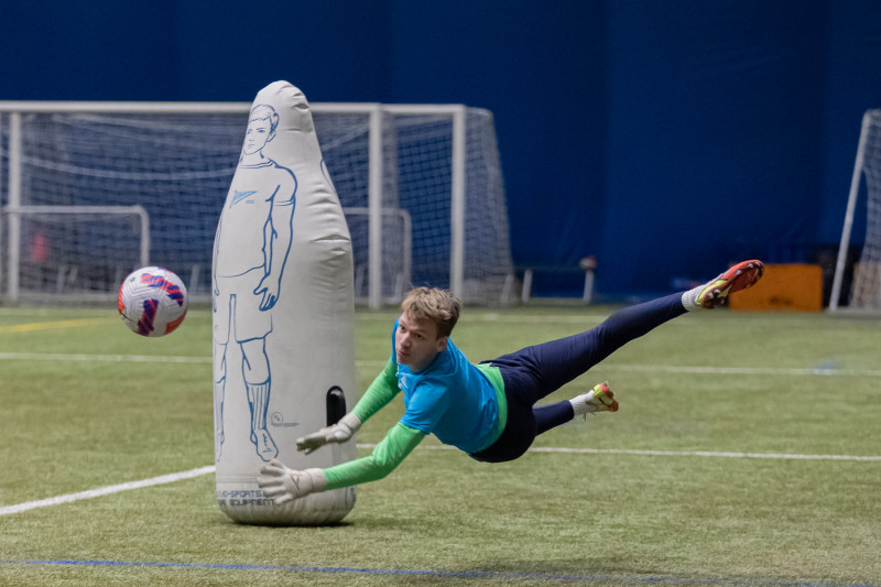 Тренировка команд ЮФЛ в «Газпром»-Академии