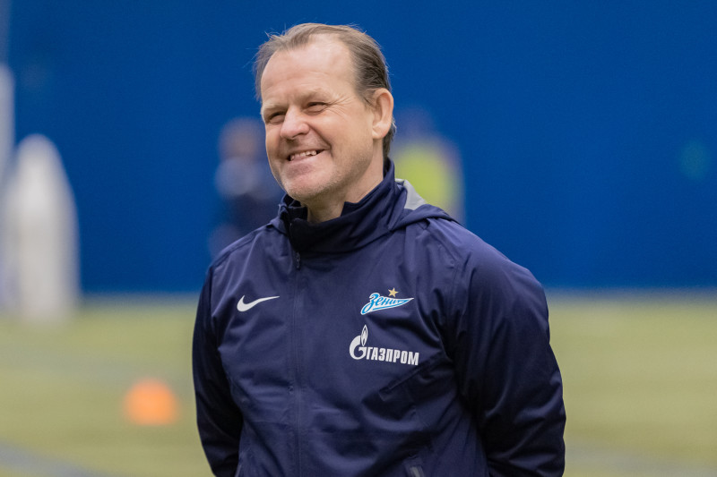 Тренировка команд ЮФЛ в «Газпром»-Академии