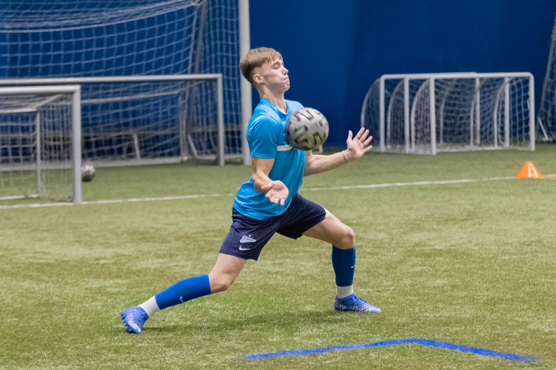 Тренировка команд ЮФЛ в «Газпром»-Академии