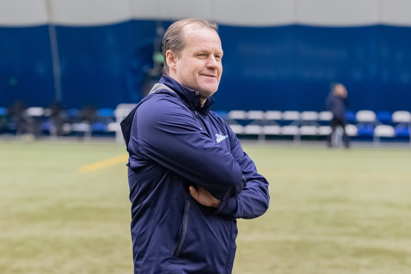 Тренировка команд ЮФЛ в «Газпром»-Академии