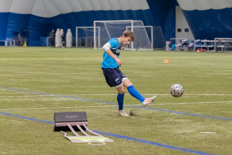 Тренировка команд ЮФЛ в «Газпром»-Академии