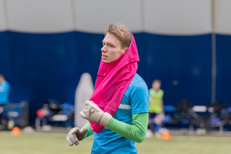 Тренировка команд ЮФЛ в «Газпром»-Академии