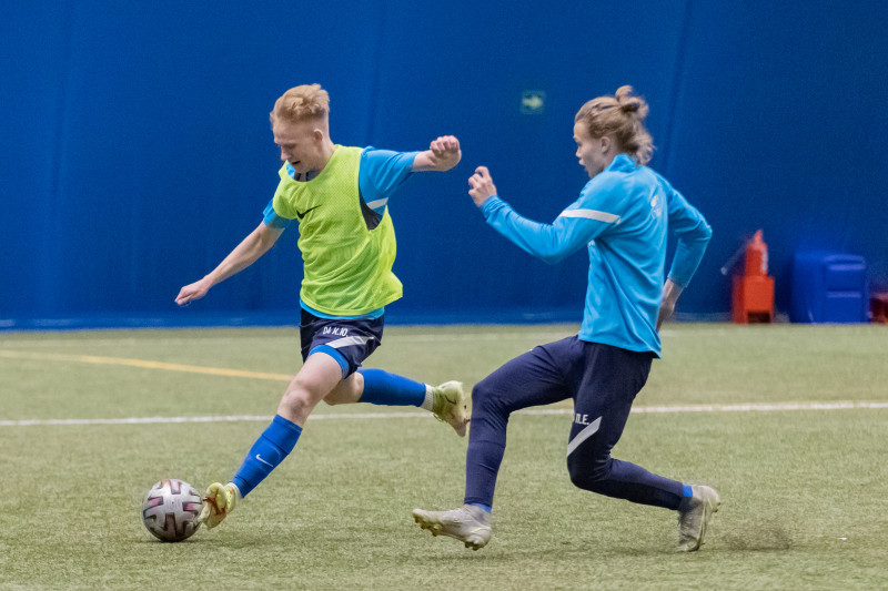 Тренировка команд ЮФЛ в «Газпром»-Академии