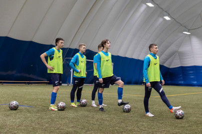 Тренировка команд ЮФЛ в «Газпром»-Академии