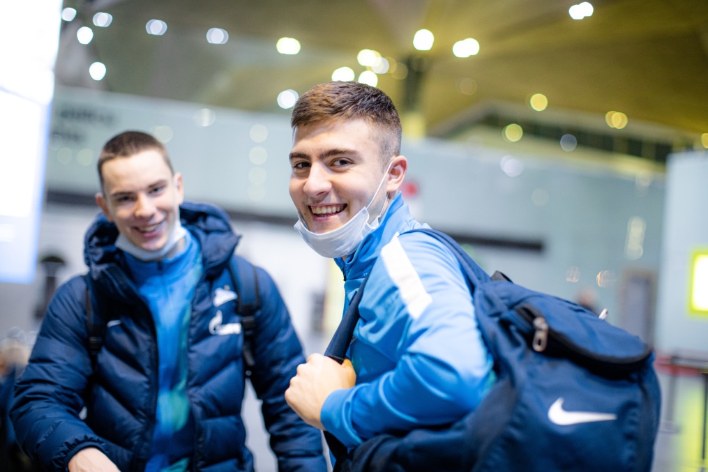 Вылет молодежной команды на Первые учебно-тренировочные сборы