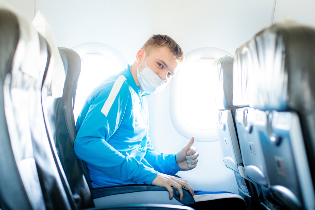 Вылет молодежной команды на Первые учебно-тренировочные сборы