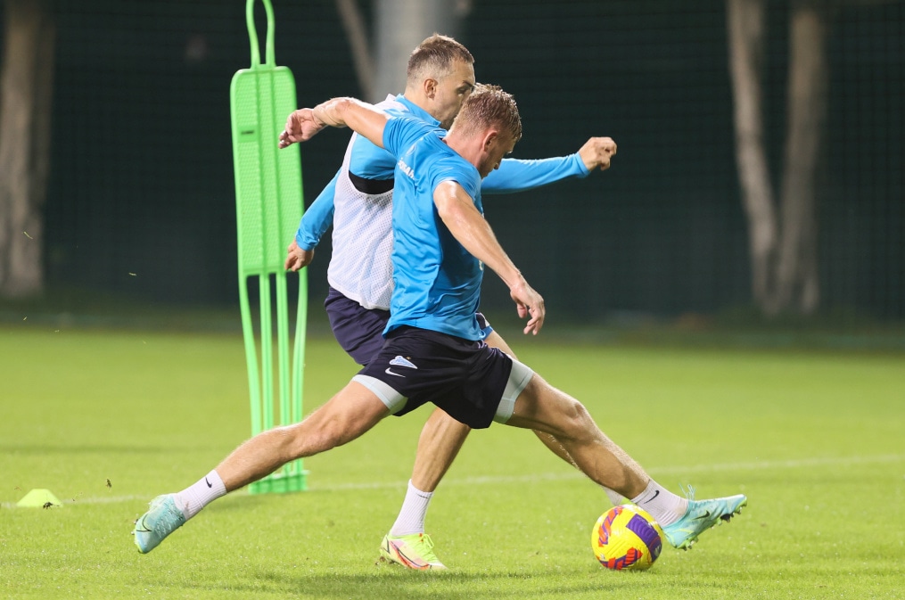 «Газпром»-тренировочные сборы в Дубае: 17 января, вечерняя тренировка