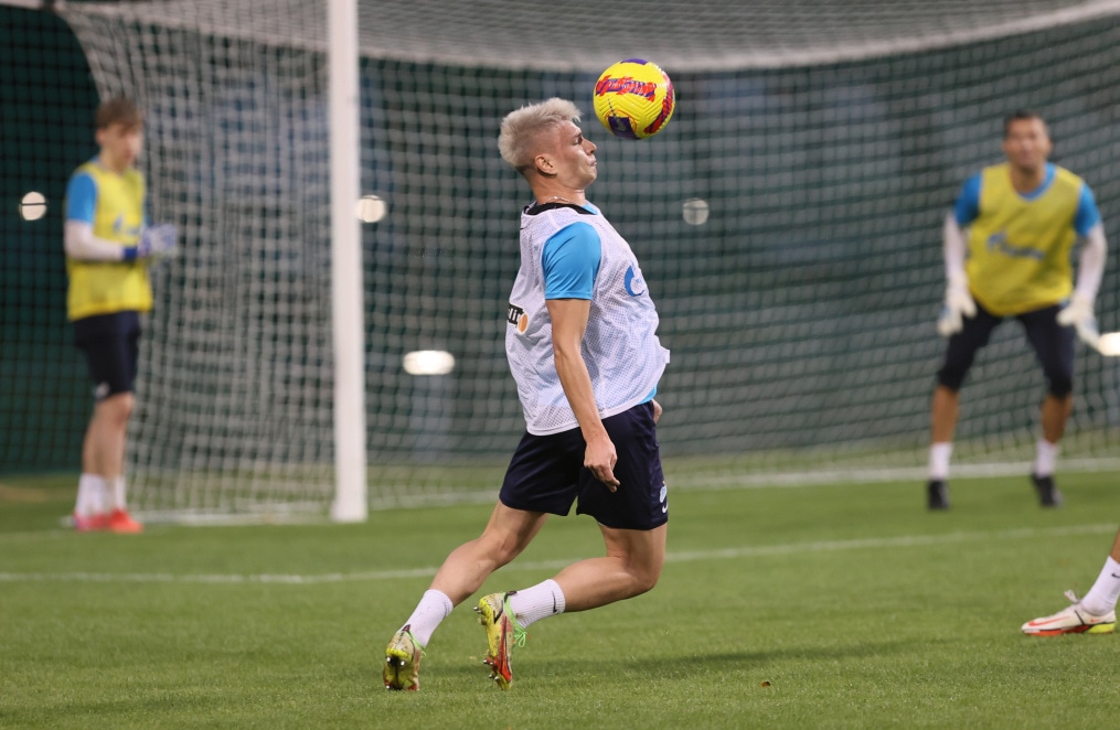 «Газпром»-тренировочные сборы в Дубае: 15 января, вечерняя тренировка